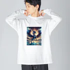 未知なる物の召喚獣 Big Long Sleeve T-Shirt