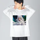 巫女スタぐらむのもふもふの巫女 Big Long Sleeve T-Shirt