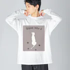 clarice-designのgood-dog ビッグシルエットロングスリーブTシャツ