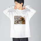 でぶっくすふんとの花見を満喫するちょちょさん Big Long Sleeve T-Shirt