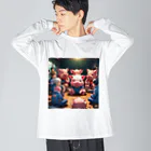 MTHのちーむのこんふりくとをするみにぶた仲介 Big Long Sleeve T-Shirt