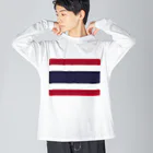 お絵かき屋さんのタイの国旗 Big Long Sleeve T-Shirt