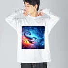 huwari-hanaakariの星のきらめき　蠍座イメージ Big Long Sleeve T-Shirt