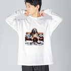 Ｒ WORKSのアンニュイアニマル Big Long Sleeve T-Shirt