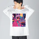 ふがじのお店のfutureFUNK2 ビッグシルエットロングスリーブTシャツ