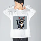 ♡wincorner♡のにゃーな猫ちゃん ビッグシルエットロングスリーブTシャツ