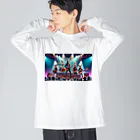 ANIMAL HEROES -musical band-のワイルドロックフェスタ - ダンシングアニマルズ Big Long Sleeve T-Shirt