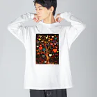 AQUAMETAVERSEのハートのなる木愛のメﾂセージ　なでしこ1478 Big Long Sleeve T-Shirt