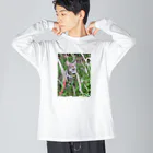 sisyの家ねこ鼻コチョコチョで変顔 Big Long Sleeve T-Shirt