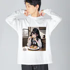 sgt-chikaraの朝食中の女子高生2 Big Long Sleeve T-Shirt