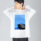 mirinconixの俳句/古池や 蛙飛び込む 水の音 Big Long Sleeve T-Shirt