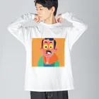 JINPACHIの努力家な男 Big Long Sleeve T-Shirt