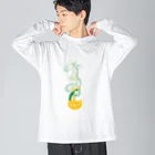 ときどき。よりみち日和。の大空を夢見る子龍 Big Long Sleeve T-Shirt