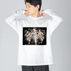 June06の霞草と雫 Big Long Sleeve T-Shirt