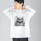 shime_savaの機械仕掛けの梟 Big Long Sleeve T-Shirt