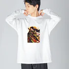 AQUAMETAVERSEの可愛い美戦士　ラフルール　1859 Big Long Sleeve T-Shirt