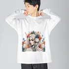 Unique Existenceのhorde of flowers Big Long Sleeve T-Shirt