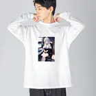 巫女スタぐらむの可愛い上司 Big Long Sleeve T-Shirt