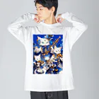 AQUAMETAVERSEの猫の吹奏楽団　なでしこ1478 Big Long Sleeve T-Shirt