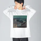 世界美術商店のニースの夜 Big Long Sleeve T-Shirt