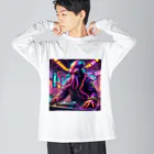 ちゃんろんのDJタコ ビッグシルエットロングスリーブTシャツ