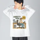 River book designの未来への希望を込めた言葉たち Big Long Sleeve T-Shirt