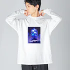 AQUAMETAVERSEのブリザードフラワーをガラスドームの中へ　ラフルール　1859 Big Long Sleeve T-Shirt