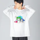 nya-mew（ニャーミュー）のニャロゲーロ Big Long Sleeve T-Shirt