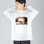 KILIKOStudiosの東京切子ロックグラス Big Long Sleeve T-Shirt