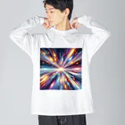 トトベス(T∴B∴M∴)🕊️の超光速スターダスト量子ワープ🛸スターシード覚醒コード Big Long Sleeve T-Shirt