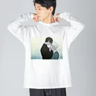 いもむしのあいあいや Big Long Sleeve T-Shirt