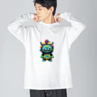 AI妖怪大図鑑の毛糸妖怪　アムヤン Big Long Sleeve T-Shirt