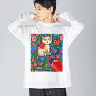 ソルブラインのお花大好き「ソル」 Big Long Sleeve T-Shirt