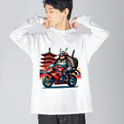 日本文化デザインショップのサムライ　スピードスター Big Long Sleeve T-Shirt