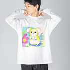 いちごソーダのねずみのスニーキー Big Long Sleeve T-Shirt