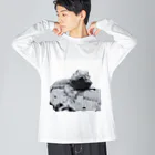 chiru×2のキメ顔フトアゴヒゲトカゲ Big Long Sleeve T-Shirt