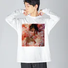 AQUAMETAVERSEのフェイスアート　Tomoe bb 2712 Big Long Sleeve T-Shirt