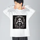 まんまるちゃんのゴスロリロゴ Big Long Sleeve T-Shirt