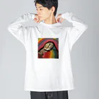 【生涯独身】僕と♀猫アテナのブランケット猫 Big Long Sleeve T-Shirt