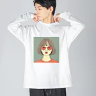  Tokyo City Girls catalogues のCity girl #3 サアヤ ビッグシルエットロングスリーブTシャツ