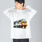チェリモヤの鉄道模型 04 Big Long Sleeve T-Shirt