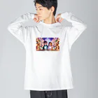 PixieDust-Designsのピクサー風カップル Big Long Sleeve T-Shirt