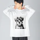 POOどるのミニシュナ ビッグシルエットロングスリーブTシャツ