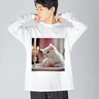 coco...の姫ねこ ビッグシルエットロングスリーブTシャツ