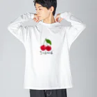 ひろ姐🍒商店のさくらんぼ（ひらがな） Big Long Sleeve T-Shirt