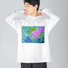 つぎの勿忘草　ワスレナグサ Big Long Sleeve T-Shirt