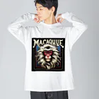 アニマルファッションのモンキーファンキー Big Long Sleeve T-Shirt