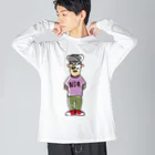 のぶのぶ商店の色気付いたオジさん Big Long Sleeve T-Shirt