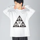 EARTHの循環と調和 Big Long Sleeve T-Shirt