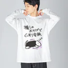 ミナミコアリクイ【のの】の推しのおかげで眠れる【ミナミコアリクイ】 ビッグシルエットロングスリーブTシャツ